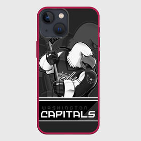 Чехол для iPhone 13 mini с принтом Washington Capitals ,  |  | capitals | hokkey | nhl | ovechkin | washington | александр | вашингтон | кэпиталз | кэпиталс | овечкин | хоккеист | хоккей