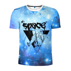 Мужская футболка 3D спортивная с принтом космос , 100% полиэстер с улучшенными характеристиками | приталенный силуэт, круглая горловина, широкие плечи, сужается к линии бедра | астрономия | вселенная | галактика | графика | звезды | инопланетяне | космос | нло