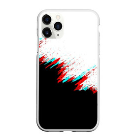 Чехол для iPhone 11 Pro Max матовый с принтом КРАСКА И НИЧЕГО ЛИШНЕГО , Силикон |  | abstract | colors | glitch | lines | paints | pattern | stripes | texture | абстракция | глитч | краски | полосы | узор