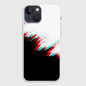 Чехол для iPhone 13 mini с принтом КРАСКА И НИЧЕГО ЛИШНЕГО ,  |  | abstract | colors | glitch | lines | paints | pattern | stripes | texture | абстракция | глитч | краски | полосы | узор