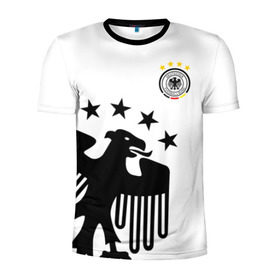 Мужская футболка 3D спортивная с принтом Сборная Германии , 100% полиэстер с улучшенными характеристиками | приталенный силуэт, круглая горловина, широкие плечи, сужается к линии бедра | deutsche | deutschland | die mannschaft | germany | германия | немецкая сборная | сборная | сборная гемании по футболу | сборная германии | форма | футбол