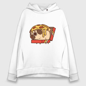 Женское худи Oversize хлопок с принтом Pizza Dog , френч-терри — 70% хлопок, 30% полиэстер. Мягкий теплый начес внутри —100% хлопок | боковые карманы, эластичные манжеты и нижняя кромка, капюшон на магнитной кнопке | amimals | cook | dog | doggy | food | pizza | woof | боксер | бульдог | бультерьер | волк | гав | доберман | дог | долматинец | друг | еда | животные | йорк | кок | мопс | овчарка | пёс | песик | питомец | пицца | повар | пудель