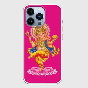 Чехол для iPhone 13 Pro с принтом Ганеша ,  |  | character | deity | elephant | four | ganesh | god | gold | hands | head | hinduism | jewel | jewels | lord | ornament | pattern | well being | wisdom | благополучие | бог | божество | владыка | ганеша | голова | драгоценности | золото | индуизм | мудрост