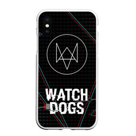 Чехол для iPhone XS Max матовый с принтом WATCH DOGS , Силикон | Область печати: задняя сторона чехла, без боковых панелей | action | ct os | ded sec | fox | gamer | glitch | hacker | player | watch dogs | watch dogs 2 | глитч | знак лиса | игра | компьютерная игра | хакер