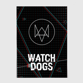 Постер с принтом WATCH DOGS , 100% бумага
 | бумага, плотность 150 мг. Матовая, но за счет высокого коэффициента гладкости имеет небольшой блеск и дает на свету блики, но в отличии от глянцевой бумаги не покрыта лаком | action | ct os | ded sec | fox | gamer | glitch | hacker | player | watch dogs | watch dogs 2 | глитч | знак лиса | игра | компьютерная игра | хакер