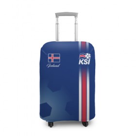 Чехол для чемодана 3D с принтом Сборная Исландии , 86% полиэфир, 14% спандекс | двустороннее нанесение принта, прорези для ручек и колес | iceland | iseland | исландия | сборная | сборная исландии | сборная исландии по футболу | сборные | форма | футбол | чемпионат мира по футболу