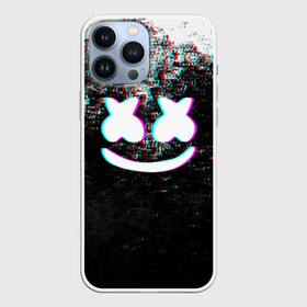 Чехол для iPhone 13 Pro Max с принтом MARSHMELLO GLITCH   МАРШМЕЛЛО НЕОН ,  |  | dj | glitch | marshmello | usa | америка | глитч | клубная музыка | маршмелло | музыка | музыкант