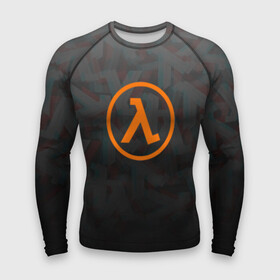 Мужской рашгард 3D с принтом HALF LIFE ,  |  | aperture laboratorie | black mesa | gordon freeman | half life | half life 3 | logo | valve | блэк меса | вэлв | гордон фриман | игра | лого | монтировка | фантастика | халф лайф