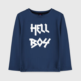 Детский лонгслив хлопок с принтом Hell Boy , 100% хлопок | круглый вырез горловины, полуприлегающий силуэт, длина до линии бедер | awful things | gustav | lil peep | густав ор | клауд | клауд рэп | лил | лили | певец | пееп | пеп | пип | пост эмо | реп | репер | рэп | рэпер | трэп | хип | хип хоп | хоп | эмо трэп