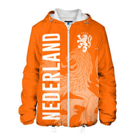 Мужская куртка 3D с принтом Сборная Голландии , ткань верха — 100% полиэстер, подклад — флис | прямой крой, подол и капюшон оформлены резинкой с фиксаторами, два кармана без застежек по бокам, один большой потайной карман на груди. Карман на груди застегивается на липучку | holland | nederland | netherlands | голландия | нидерланды | сборная голландии | сборная голландии по футболу | сборная нидерландов | форма | футбольные сборные | чемпионат