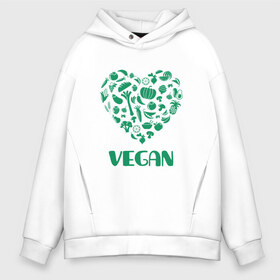 Мужское худи Oversize хлопок с принтом Vegan , френч-терри — 70% хлопок, 30% полиэстер. Мягкий теплый начес внутри —100% хлопок | боковые карманы, эластичные манжеты и нижняя кромка, капюшон на магнитной кнопке | earth | green | greenpaece | nature | sport | vegan | world | yoga | веган | вегетарианец | гринпис | дерево | еда | животные | жизнь | здоровье | зеленый | йога | лес | любовь | мир | овощи | пища | планета | природа | растение