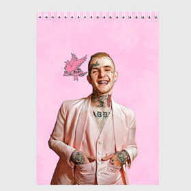 Скетчбук с принтом Lil Peep , 100% бумага
 | 48 листов, плотность листов — 100 г/м2, плотность картонной обложки — 250 г/м2. Листы скреплены сверху удобной пружинной спиралью | awful things | gustav | lil peep | густав ор | клауд | клауд рэп | лил | лили | певец | пееп | пип | пост эмо | реп | репер | рэп | рэпер | трэп | хип | хип хоп | хоп | эмо трэп