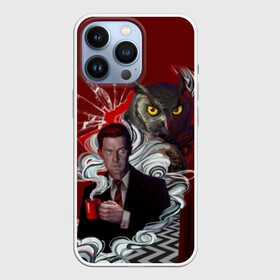 Чехол для iPhone 13 Pro с принтом Twin Peaks ,  |  | Тематика изображения на принте: twin peaks | агент купер | девид линч | дейл | лора палмер | огонь иди за мной | одри хорн | совы не то чем кажутся | твин пикс