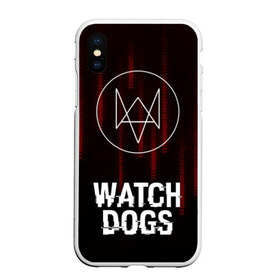 Чехол для iPhone XS Max матовый с принтом WATCH DOGS , Силикон | Область печати: задняя сторона чехла, без боковых панелей | action | ct os | ded sec | fox | gamer | glitch | hacker | player | watch dogs | watch dogs 2 | глитч | знак лиса | игра | компьютерная игра | хакер