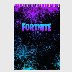 Скетчбук с принтом FORTNITE , 100% бумага
 | 48 листов, плотность листов — 100 г/м2, плотность картонной обложки — 250 г/м2. Листы скреплены сверху удобной пружинной спиралью | Тематика изображения на принте: 2019 | armor | armour | cybersport | esport | fortnite | game | llama | logo | броня | игра | киберспорт | лама | фиолетовый | фирменные цвета | фортнайт