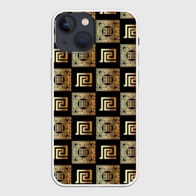 Чехол для iPhone 13 mini с принтом gold ,  |  | fashion | luxury | texture | дорогая | дорогой | золото | люкс | паттерн | роскошь | серебро | стиль | стильная | текстура