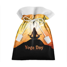 Подарочный 3D мешок с принтом International Yoga Day , 100% полиэстер | Размер: 29*39 см | Тематика изображения на принте: 21 июня | day | energy | girl | international | ju | lightning | lotus | meditation | mountain | pose | silhouette | sky | space | stars | universe | woman | yoga | yogi | вселенная | гора | девушка | день | женщина | звёзды | йог | йоги | космос | лотос 