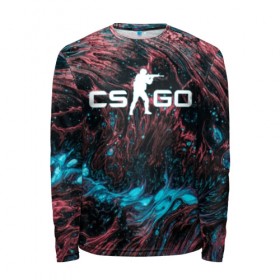 Мужской лонгслив 3D с принтом CS GO HYPER BEAST , 100% полиэстер | длинные рукава, круглый вырез горловины, полуприлегающий силуэт | Тематика изображения на принте: action | astralis | awp | counter strike | cs go | cs go global offensive | cybersport | faze clan | game | gamer | hyper beast | shooter | skin | team liquid | киберспорт | оружие | скины