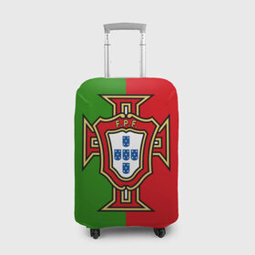 Чехол для чемодана 3D с принтом Сборная Португалии , 86% полиэфир, 14% спандекс | двустороннее нанесение принта, прорези для ручек и колес | portugal | криштиану роналду | португалия | португальская сборная | сборная португалии | сборная португалии по футболу | форма | футбол | чемпионат