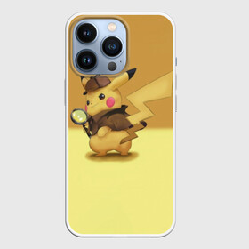 Чехол для iPhone 13 Pro с принтом Пикачу Детектив ,  |  | detective pikachu | pikachu | pokemon | детектив пикачу | пика | покемон