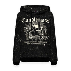 Женская толстовка 3D с принтом Candlemass , 100% полиэстер  | двухслойный капюшон со шнурком для регулировки, мягкие манжеты на рукавах и по низу толстовки, спереди карман-кенгуру с мягким внутренним слоем. | doom | metal | группы | дум | дум метал | метал | музыка | рок