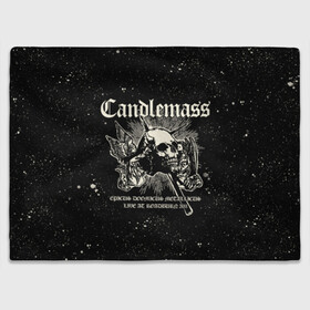 Плед 3D с принтом Candlemass , 100% полиэстер | закругленные углы, все края обработаны. Ткань не мнется и не растягивается | doom | metal | группы | дум | дум метал | метал | музыка | рок