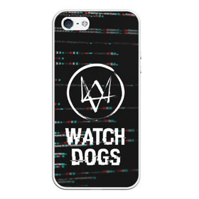 Чехол для iPhone 5/5S матовый с принтом WATCH DOGS , Силикон | Область печати: задняя сторона чехла, без боковых панелей | action | ct os | ded sec | fox | game | gamer | glitch | hacker | player | watch dogs | watch dogs 2 | глитч | знак лиса | игра | компьютерная игра | маркус | хакер