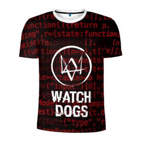 Мужская футболка 3D спортивная с принтом WATCH DOGS , 100% полиэстер с улучшенными характеристиками | приталенный силуэт, круглая горловина, широкие плечи, сужается к линии бедра | action | ct os | ded sec | fox | game | gamer | glitch | hacker | player | watch dogs | watch dogs 2 | глитч | знак лиса | игра | компьютерная игра | маркус | хакер