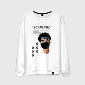 Мужской свитшот хлопок с принтом Scarlxrd , 100% хлопок |  | 