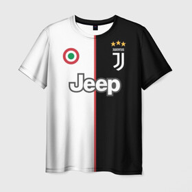 Мужская футболка 3D с принтом Juventus Dybala home 19-20 , 100% полиэфир | прямой крой, круглый вырез горловины, длина до линии бедер | dybala | juventus | аргентина | дибала | пауло дибала | футбол | ювентус