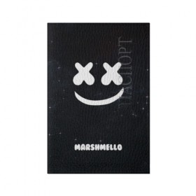 Обложка для паспорта матовая кожа с принтом Marshmello Cosmos , натуральная матовая кожа | размер 19,3 х 13,7 см; прозрачные пластиковые крепления | Тематика изображения на принте: dj | marshmello | usa | америка | клубная музыка | мармело | маршмелло | маршмеллоу | музыка | музыкант