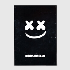 Постер с принтом Marshmello Cosmos , 100% бумага
 | бумага, плотность 150 мг. Матовая, но за счет высокого коэффициента гладкости имеет небольшой блеск и дает на свету блики, но в отличии от глянцевой бумаги не покрыта лаком | dj | marshmello | usa | америка | клубная музыка | мармело | маршмелло | маршмеллоу | музыка | музыкант
