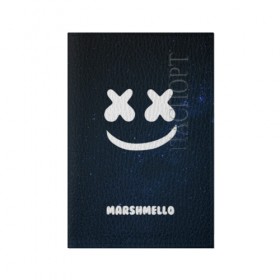 Обложка для паспорта матовая кожа с принтом Marshmello Cosmos , натуральная матовая кожа | размер 19,3 х 13,7 см; прозрачные пластиковые крепления | Тематика изображения на принте: dj | marshmello | usa | америка | клубная музыка | космос | мармело | маршмелло | маршмеллоу | музыка | музыкант | небо