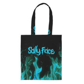 Сумка 3D повседневная с принтом SALLY FACE FIRE , 100% полиэстер | Плотность: 200 г/м2; Размер: 34×35 см; Высота лямок: 30 см | face | fire | game | horror | larry | sally | sally face | sanity s fall | игра | ларри | мальчик с протезом | огонь | салли | салли фейс | ужасы