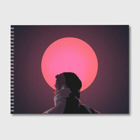 Альбом для рисования с принтом Райан Гослинг , 100% бумага
 | матовая бумага, плотность 200 мг. | Тематика изображения на принте: бегущий по лезвию | райан гослинг