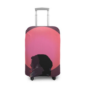 Чехол для чемодана 3D с принтом Райан Гослинг , 86% полиэфир, 14% спандекс | двустороннее нанесение принта, прорези для ручек и колес | бегущий по лезвию | райан гослинг