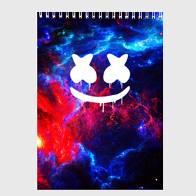 Скетчбук с принтом MARSHMELLO SPACE , 100% бумага
 | 48 листов, плотность листов — 100 г/м2, плотность картонной обложки — 250 г/м2. Листы скреплены сверху удобной пружинной спиралью | dj | galaxy | marshmello | space | star
nebula | usa | абстракция | америка | вселенная | галактика | звезда | звезды | клубная музыка | космический | маршмелло | музыка | музыкант | планеты