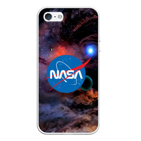 Чехол для iPhone 5/5S матовый с принтом NASA , Силикон | Область печати: задняя сторона чехла, без боковых панелей | galaxy | nasa | nebula | space | star | абстракция | вселенная | галактика | звезда | звезды | космический | наса | планеты