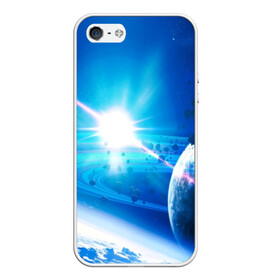 Чехол для iPhone 5/5S матовый с принтом Космос , Силикон | Область печати: задняя сторона чехла, без боковых панелей | galaxy | nasa | nebula | space | star | абстракция | вселенная | галактика | звезда | звезды | космический | наса | планеты
