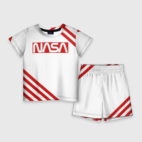 Детский костюм с шортами 3D с принтом NASA ,  |  | Тематика изображения на принте: alien | earth | iss | live | mars | nasa live | shuttle | space | ufo | ufobirne | usa | аполлон | космос | наса | сша | шаттл