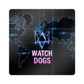 Магнит виниловый Квадрат с принтом WATCH DOGS , полимерный материал с магнитным слоем | размер 9*9 см, закругленные углы | action | ct os | ded sec | fox | game | gamer | glitch | hacker | player | watch dogs | watch dogs 2 | глитч | знак лиса | игра | компьютерная игра | маркус | хакер