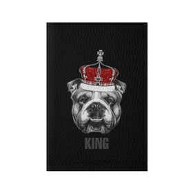 Обложка для паспорта матовая кожа с принтом Английский бульдог с короной , натуральная матовая кожа | размер 19,3 х 13,7 см; прозрачные пластиковые крепления | animals | authority | breed | bulldog | cool | crown | dog | english | fighting | head | illustration | inscription | king | muzzle | supreme | swag | авторитет | английский | бойцовый | бульдог | верховный | голова | животные | иллюстрация | король | кор