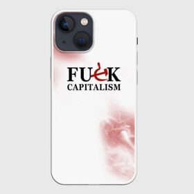 Чехол для iPhone 13 mini с принтом Не люблю капитализм ,  |  | ussr | звезда | капитализм | красный | марксизм | молот | надпись | патриот | патриотизм | республик | рсфср | серп | советский | советских | социализм | союз | ссср | страна
