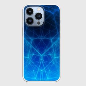 Чехол для iPhone 13 Pro с принтом НЕОНОВАЯ ЗАЩИТА ,  |  | abstraction | cyber | cyberpunk | future | geometry | hexagon | neon | techno | texture | абстракция | броня | геометрия | кибер | краски | неон | неоновый | сетка | соты | стальная броня | текстура | шестигранники