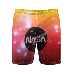 Мужские шорты спортивные с принтом NASA ,  |  | galaxy | nasa | nebula | space | star | абстракция | вселенная | галактика | звезда | звезды | космический | наса | планеты