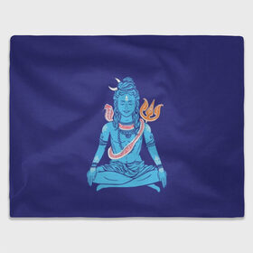 Плед 3D с принтом Шива , 100% полиэстер | закругленные углы, все края обработаны. Ткань не мнется и не растягивается | Тематика изображения на принте: blue | cobra | destroyer | destruction | gods | great | hinduism | india | meditation | om | peace | power | religion | shiva | trident | yoga | боги | великий | власть | знание | индия | индуизм | йога | кайлас | кобра | медитация | ом | разрушение | раз