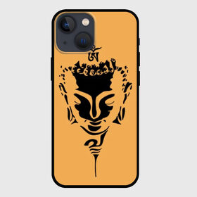 Чехол для iPhone 13 mini с принтом Будда ,  |  | background | black | buddha | buddhism | knowledge | meditation | om | philosophy | religion | symbol | white | yoga | белый | будда | буддизм | знание | йога | медитация | ом | религия | символ | философия | фон | черный