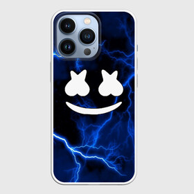 Чехол для iPhone 13 Pro с принтом Marshmello STORM ,  |  | Тематика изображения на принте: christopher comstock | dj | marshmello | music | диджей | клубная музыка | клубняк | крис комсток | логотип | маршмеллоу | музыка