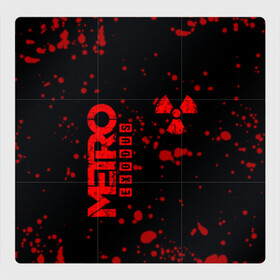 Магнитный плакат 3Х3 с принтом METRO (1) , Полимерный материал с магнитным слоем | 9 деталей размером 9*9 см | Тематика изображения на принте: metro | metro exodus | s.t.a.l.k.e.r | stalker | игра | метро | радиация | сталкер