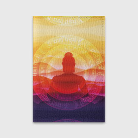 Обложка для паспорта матовая кожа с принтом Будда , натуральная матовая кожа | размер 19,3 х 13,7 см; прозрачные пластиковые крепления | buddha | calm | color | enlightenment | india | meditatio | mountains | nature | purple | red | religion | symbol | yellow | yoga | будда | горы | духовность | желтый | индия | йога | красный | медитация | природа | просветление | расслабление | религия |